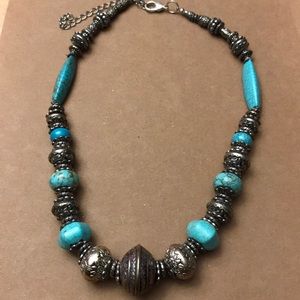 Beaded necklace.